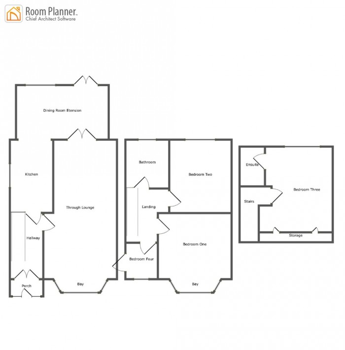 Floorplans For Crowlands Avenue, Romford