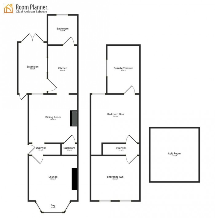 Floorplans For Willow Street, Romford