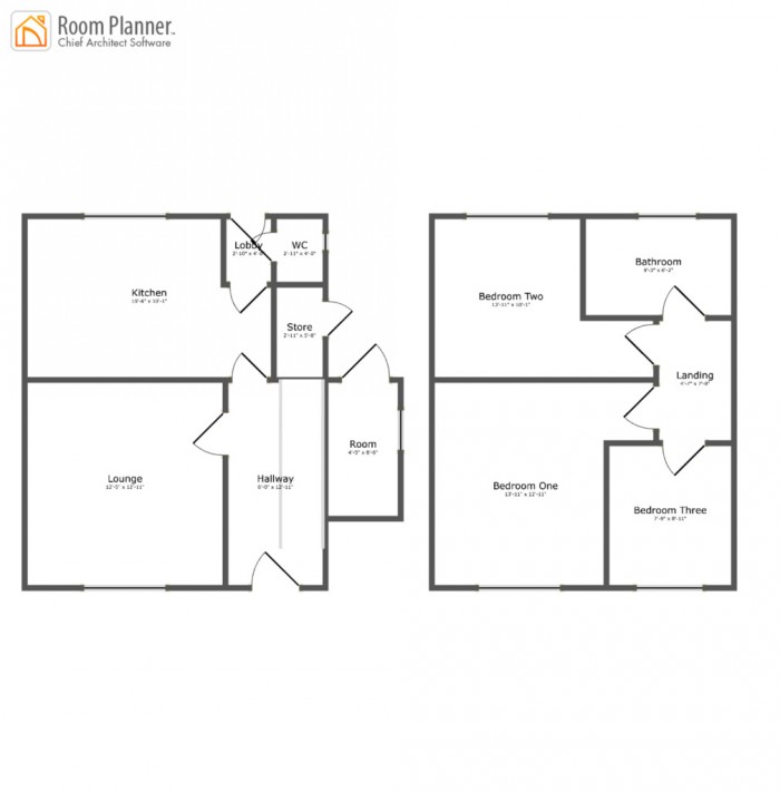 Floorplans For Dominion Way, Rainham