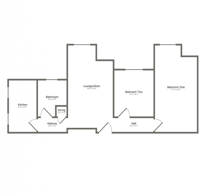 Floorplans For St Georges Ct,George Street, Romford